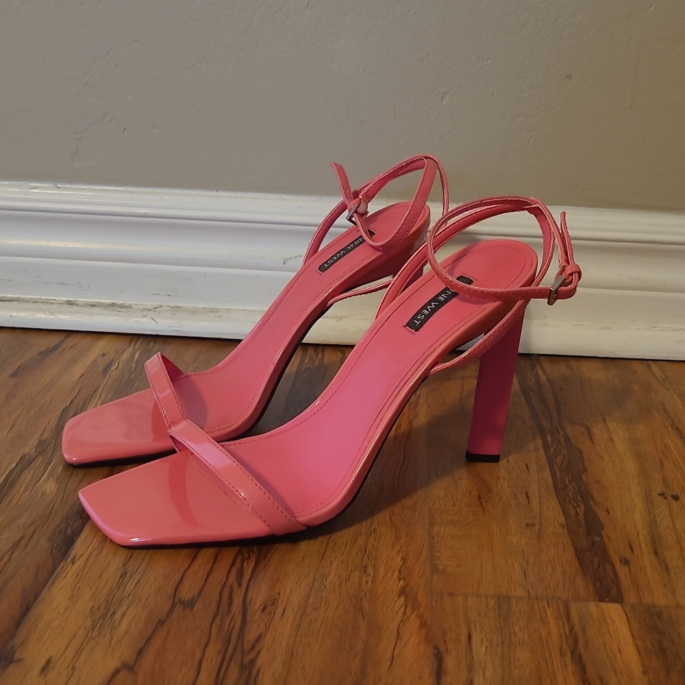 Nine West Pink 10 m new high heels bright pink